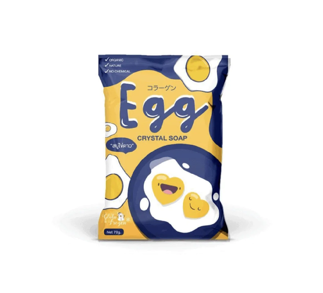 Egg Crystal Soap Packaging