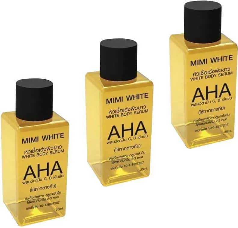 3 Bottles of Aha Mini Serum