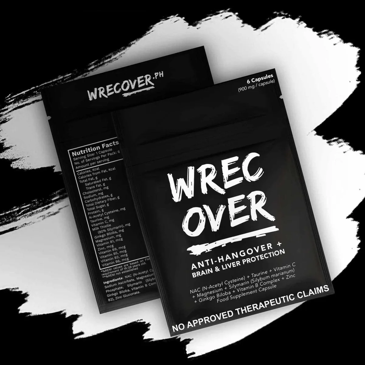 WrecOver Anti-Hangover Pilles
