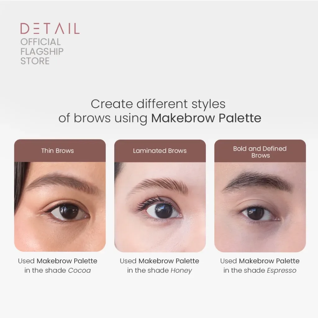 Detail Cosmetics Makebrow Palette