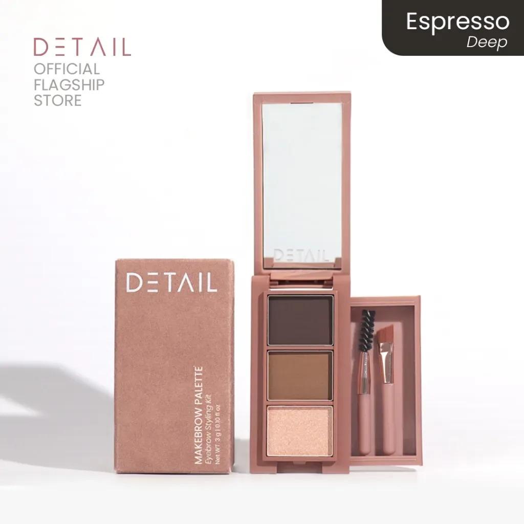 Detail Cosmetics Makebrow Palette - Espresso