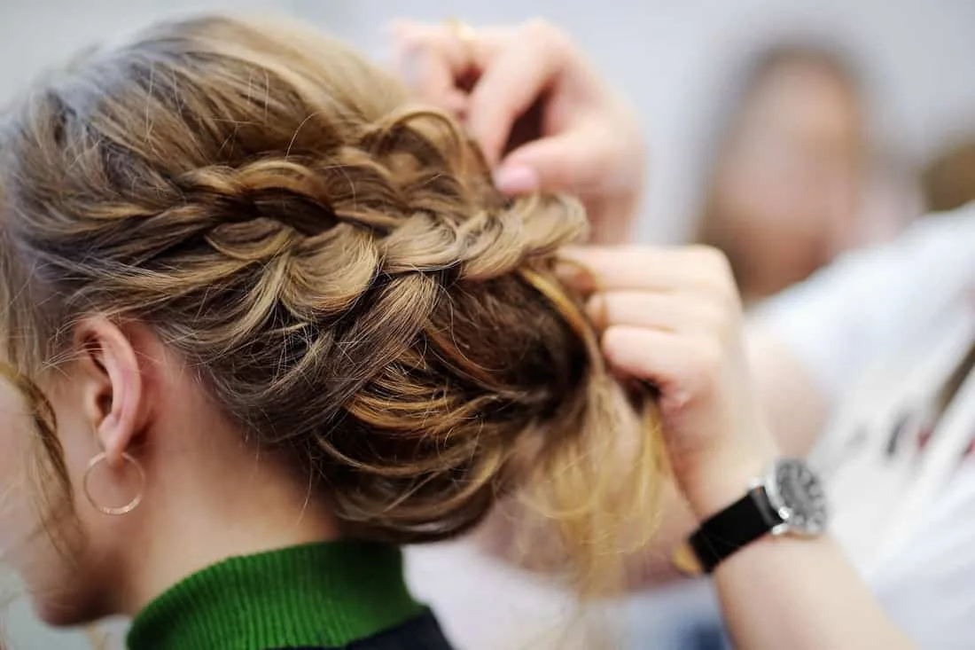 styling hair
