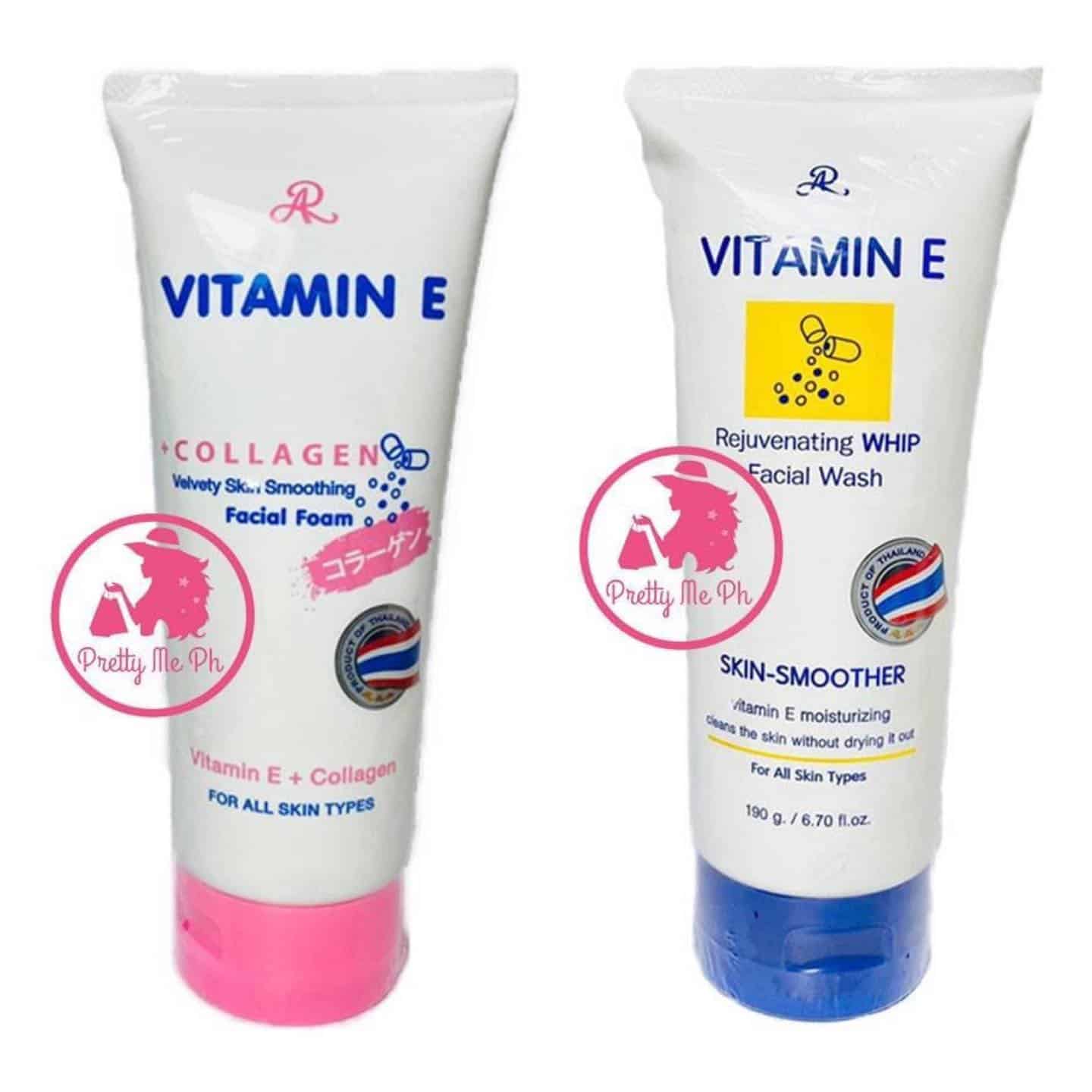 vitamin e foaming facial wash